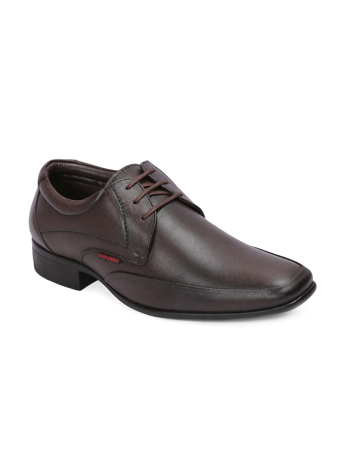 red chief brown formal derby shoes 