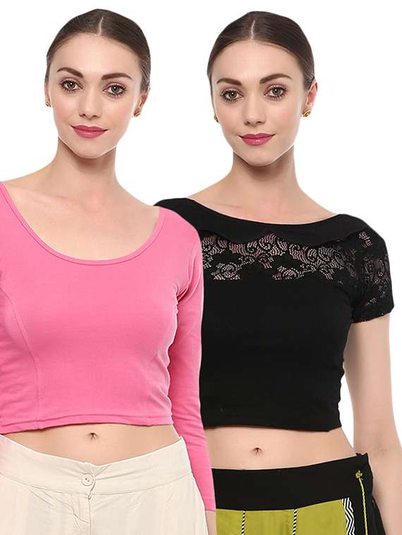 multi colored cotton blouse