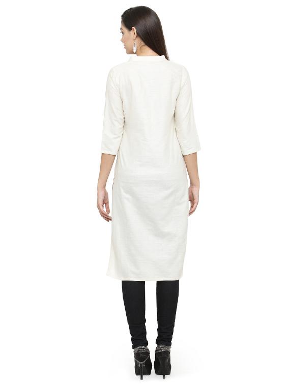 women's straight kurta - 15288362 - Standard Image - 2
