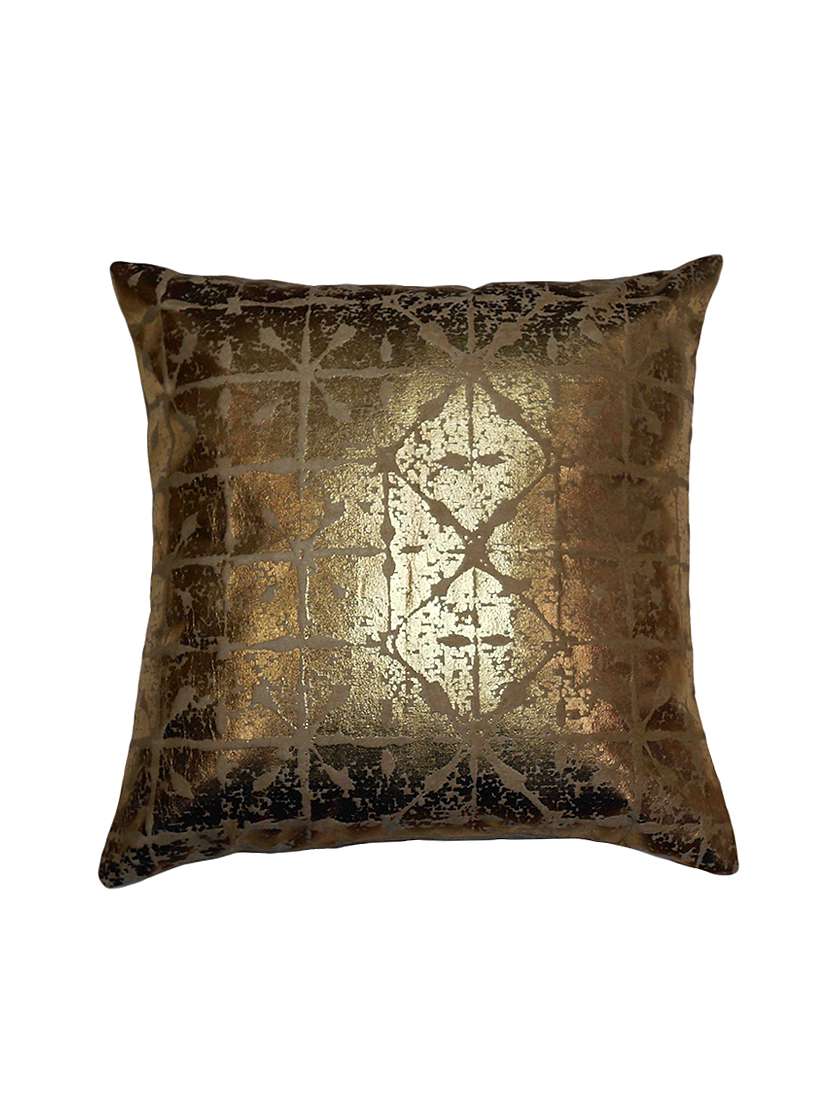 foil print cushion cover