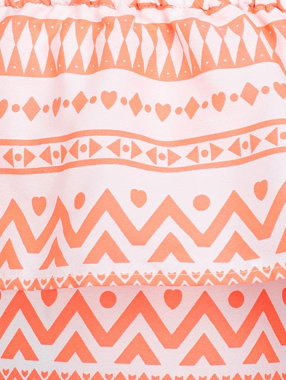 orange polyester top - 15291127 - Standard Image - 2