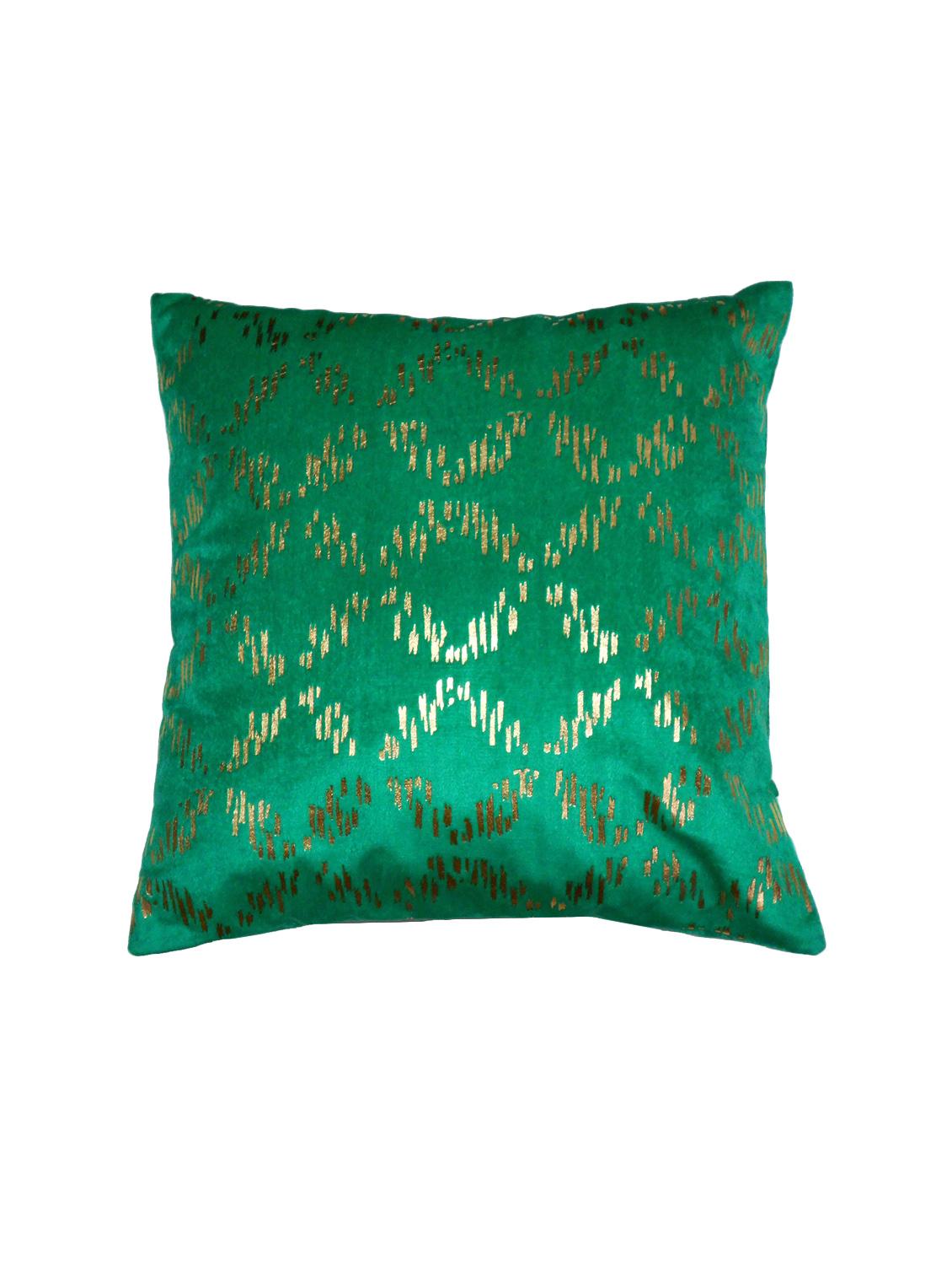 foil print cushion cover
