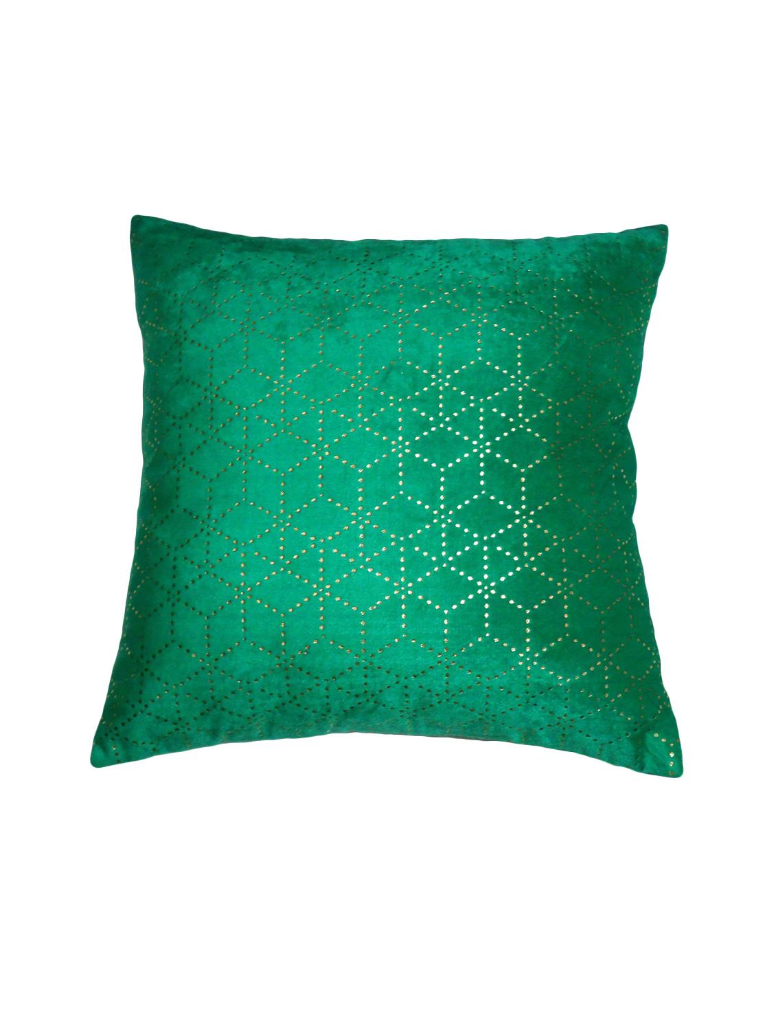 foil print cushion cover - 15293632 -  Zoom Image - 0