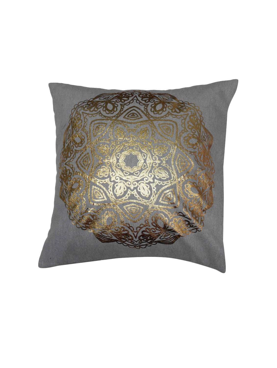 foil print cushion cover
