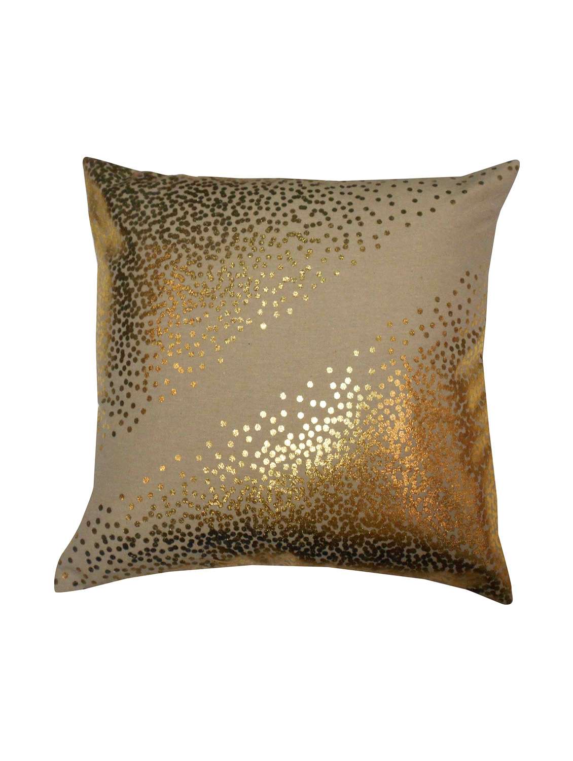 foil print cushion cover