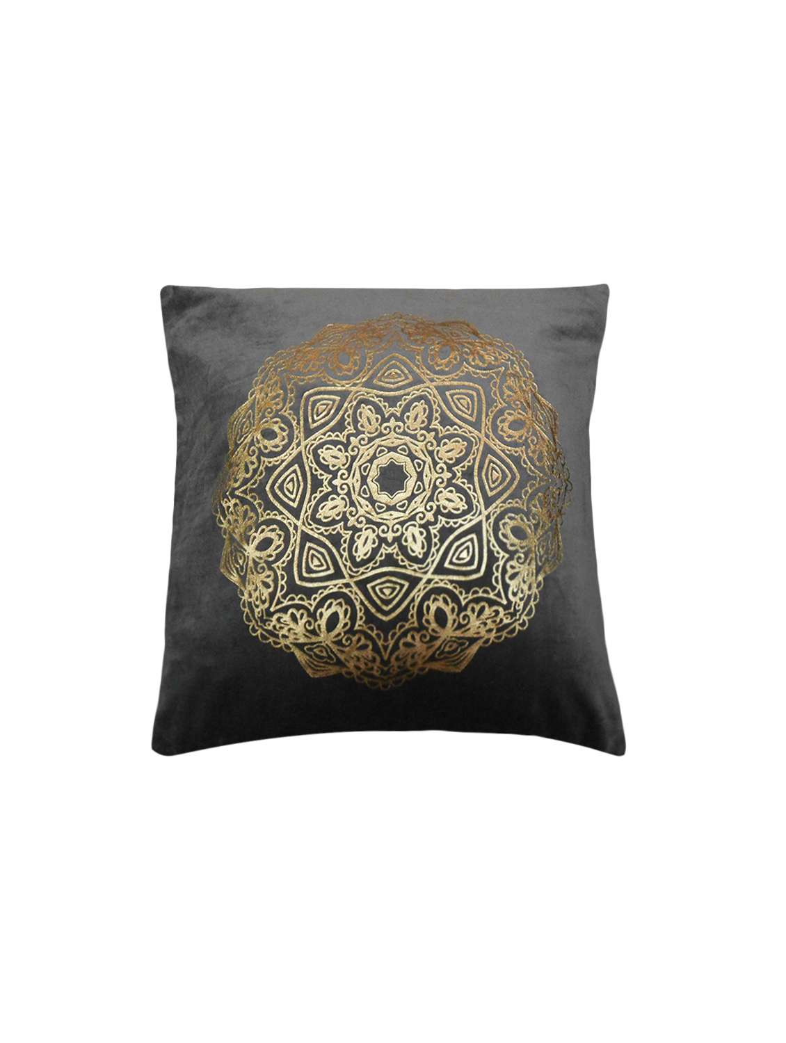 foil print cushion cover