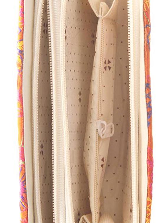 orange cotton polyester blend wallet - 15304667 - Standard Image - 2