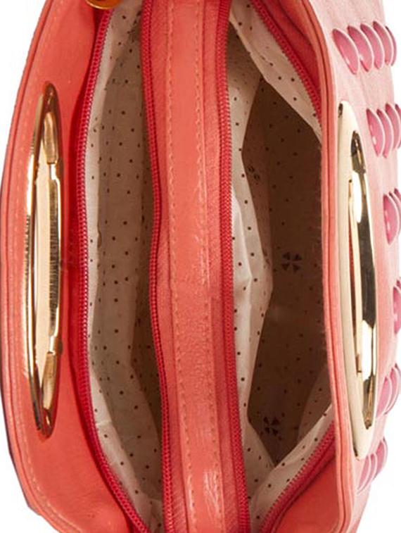 orange leatherette (pu) sling bag - 15304724 - Standard Image - 2