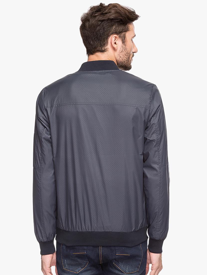 blue nylon casual jacket - 15308200 - Standard Image - 2