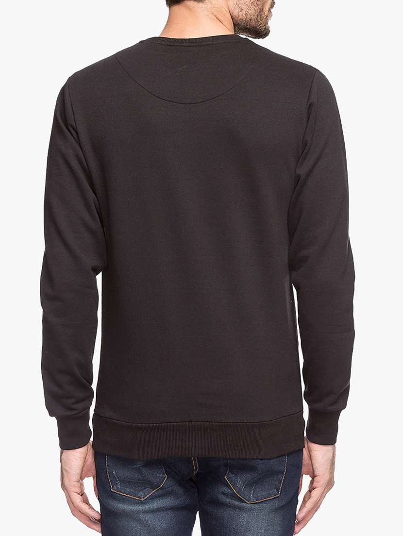 black color block sweatshirt - 15308228 -  Standard Image - 2