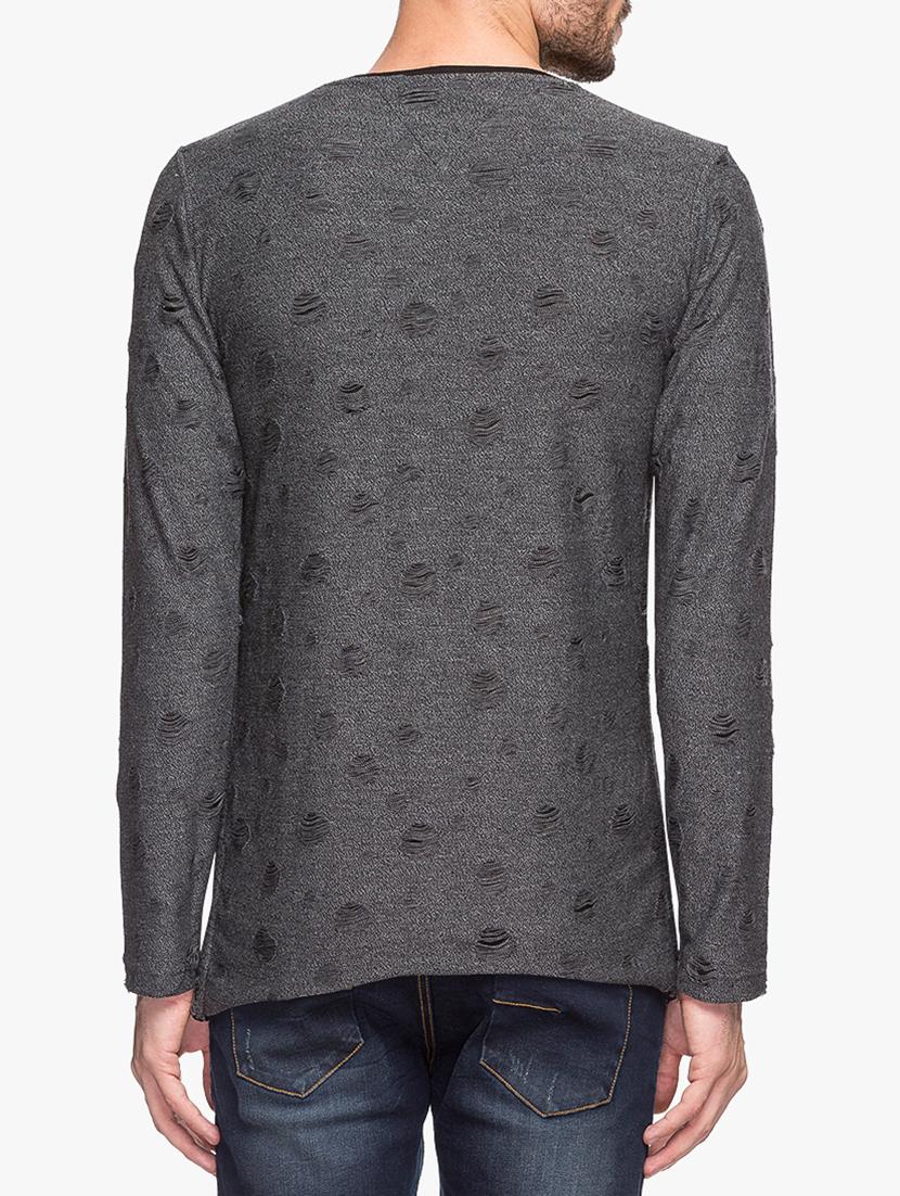 grey cotton all over print t-shirt - 15308275 - Standard Image - 2