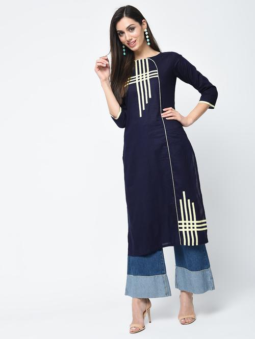 women's straight kurta - 15312886 - Standard Image - 0