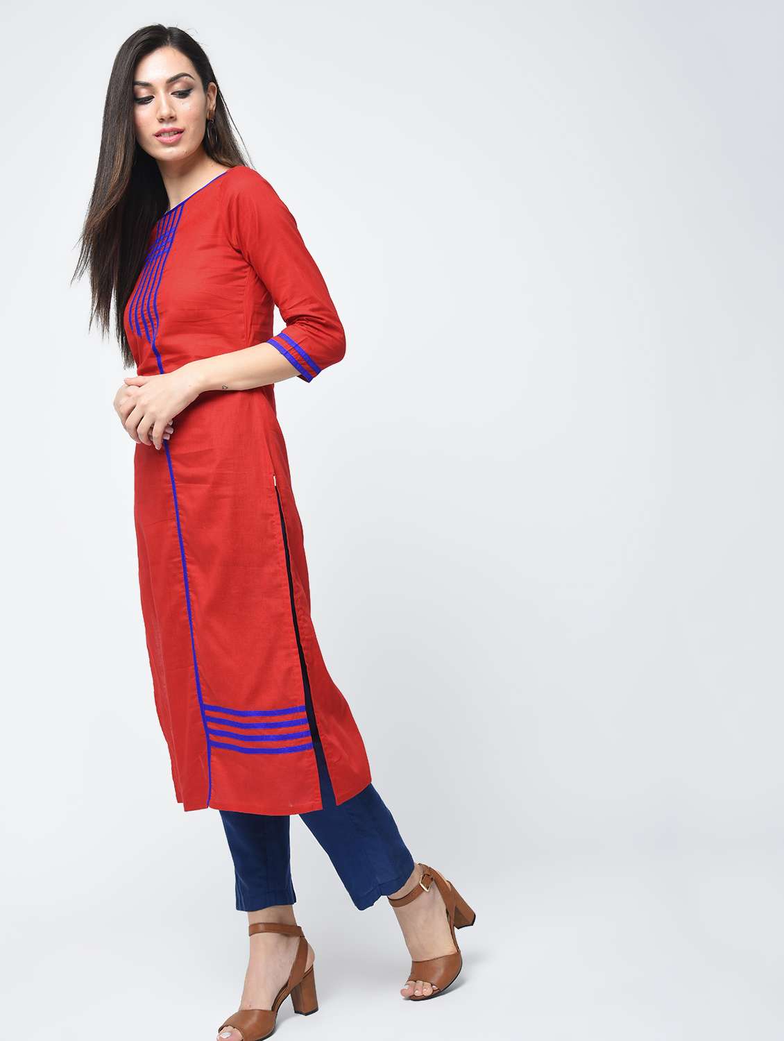 women's straight kurta