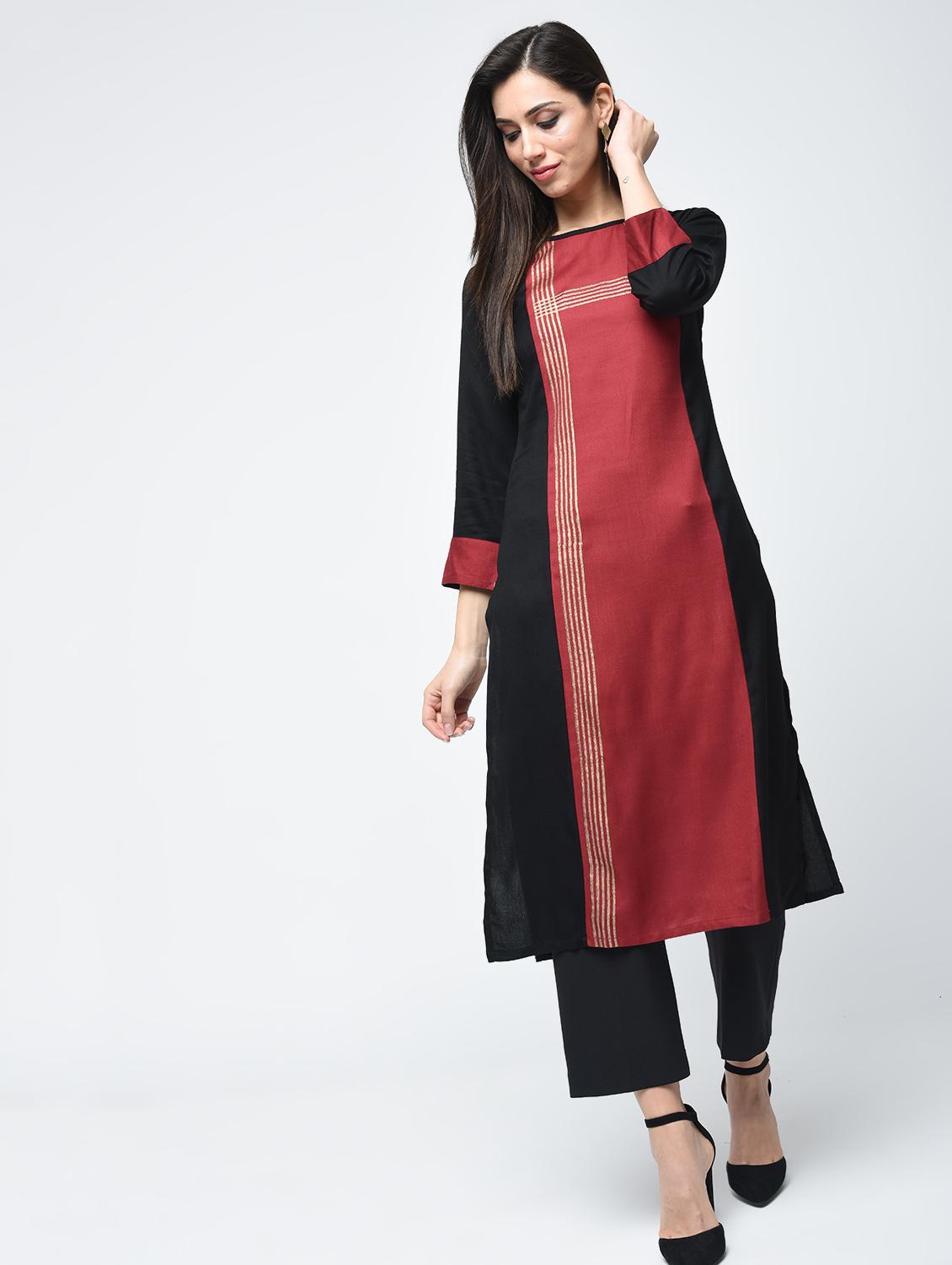 women's straight kurta - 15312998 - Zoom Image - 0
