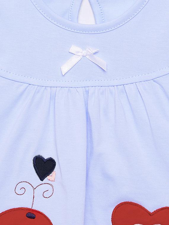 blue cotton frock - 15315795 - Standard Image - 2