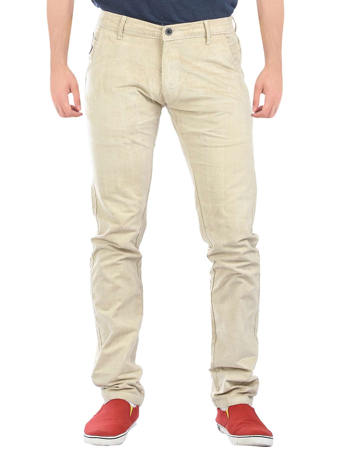 beige cotton corduroy trouser