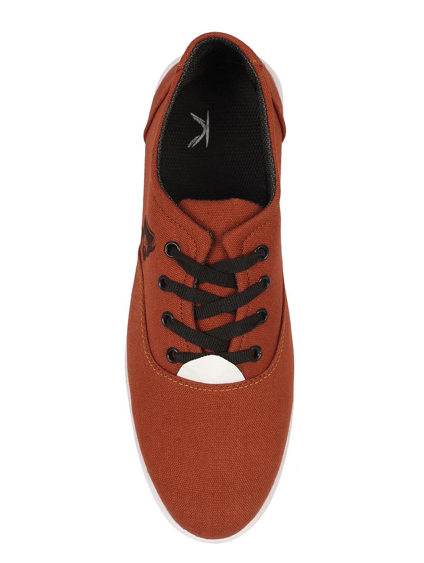 brown canvas lace up sneaker - 15321629 - Standard Image - 2