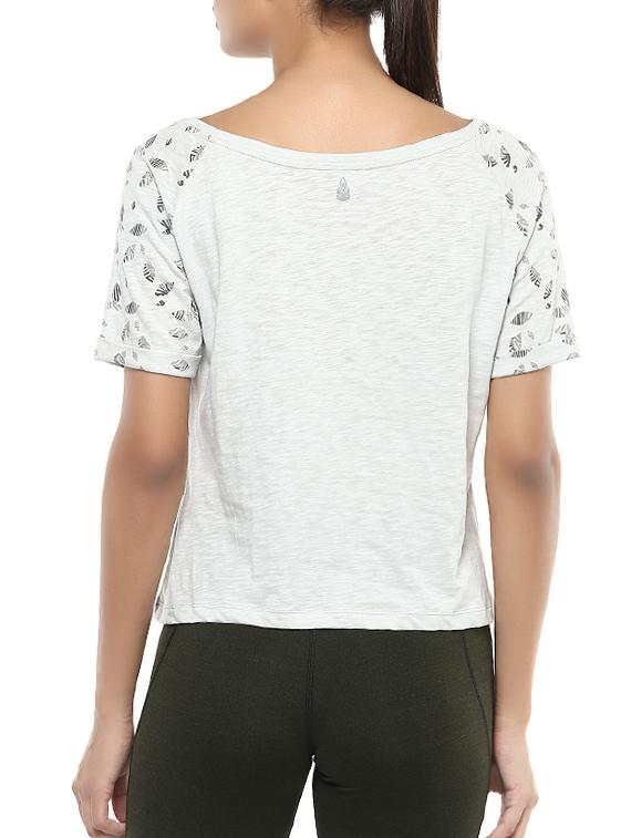 leaf print tee - 15330307 - Standard Image - 2