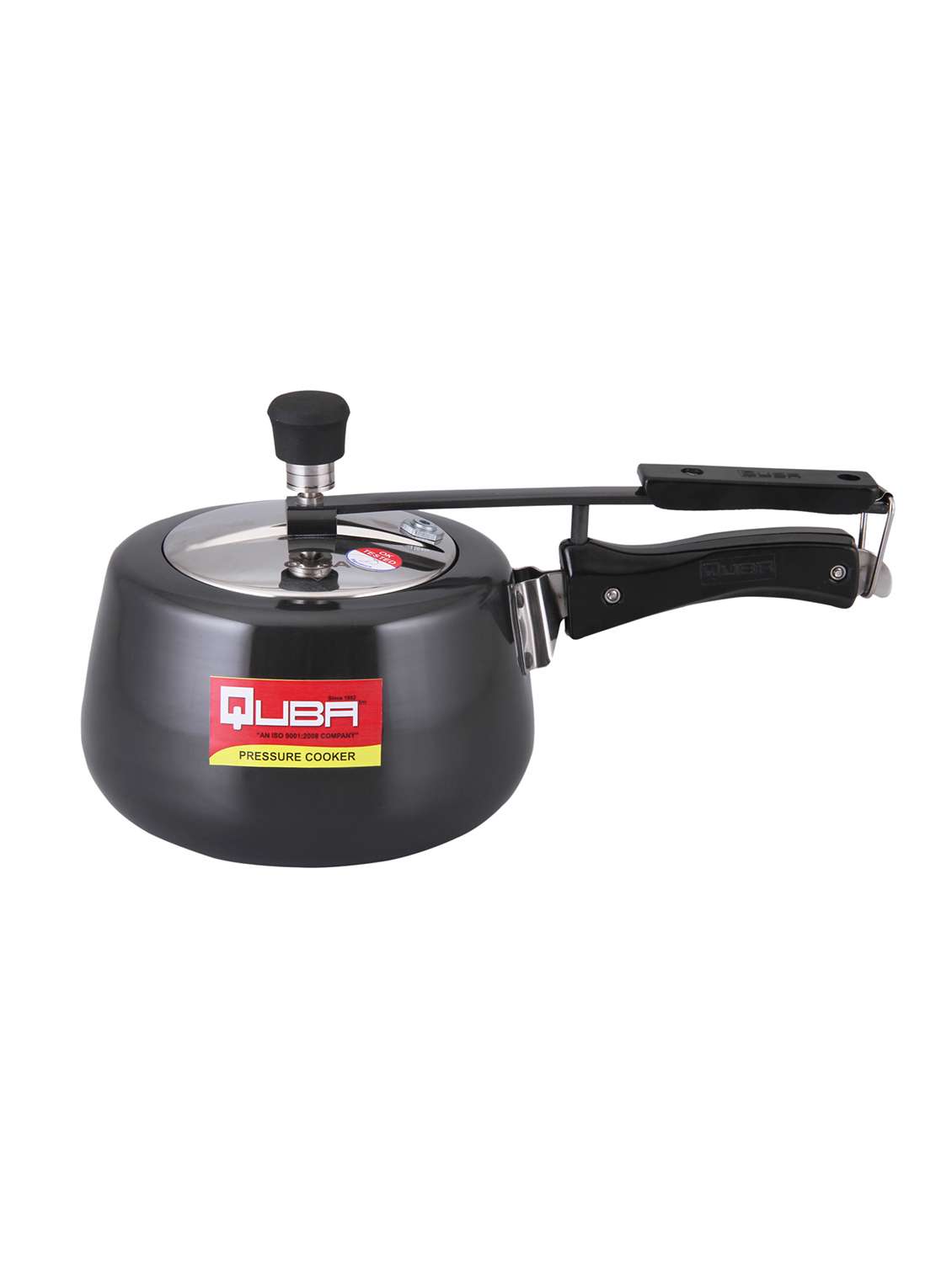 hard anodised 5.5 litre pressure cooker with induction bottom  (hard anodized)