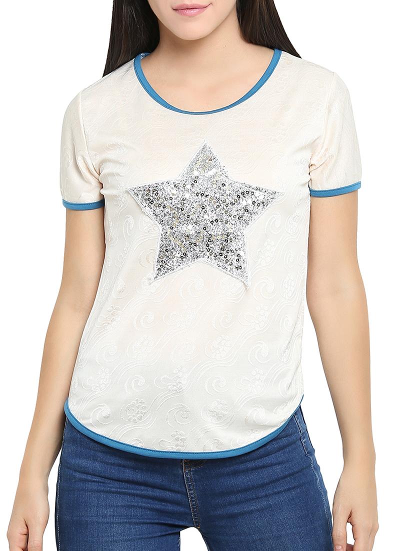 women's straight round neck top - 15336007 -  Zoom Image - 0
