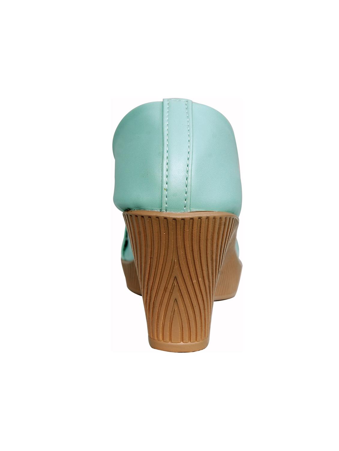sea green slip on wedge - 15338211 - Standard Image - 2