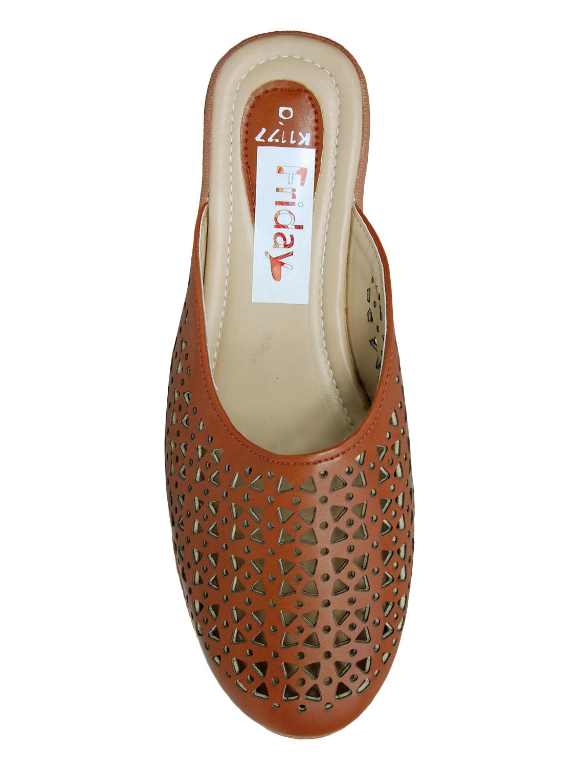 tan pu slip on sandals - 15339299 - Standard Image - 2
