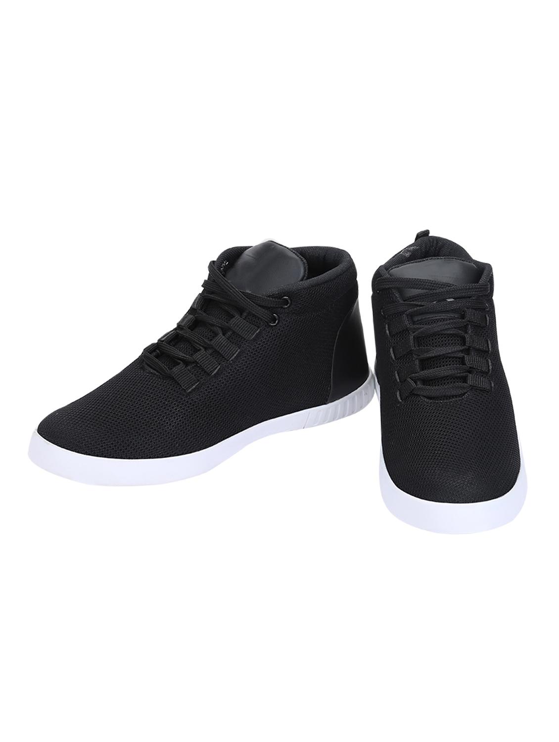 black mesh lace up sneaker - 15348481 - Standard Image - 2