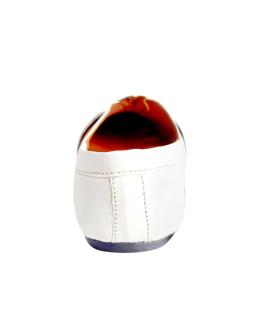 white leatherette slip on juti - 15351307 -  Standard Image - 2