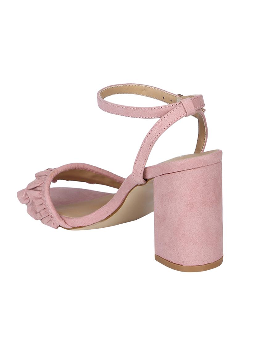 pink ankle strap sandals - 15354095 - Standard Image - 2