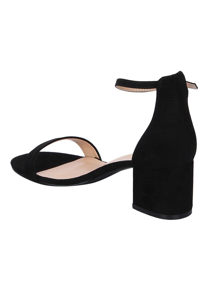 black ankle strap sandals - 15354102 - Standard Image - 2