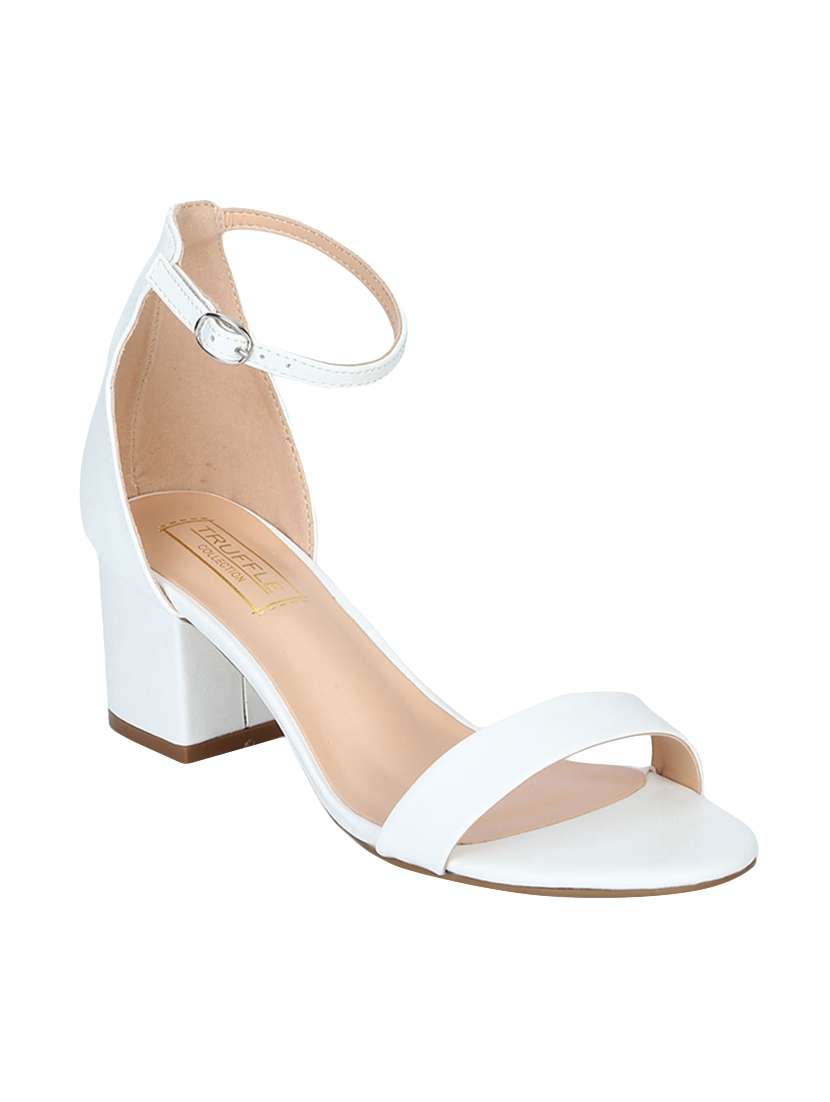 white ankle strap sandals