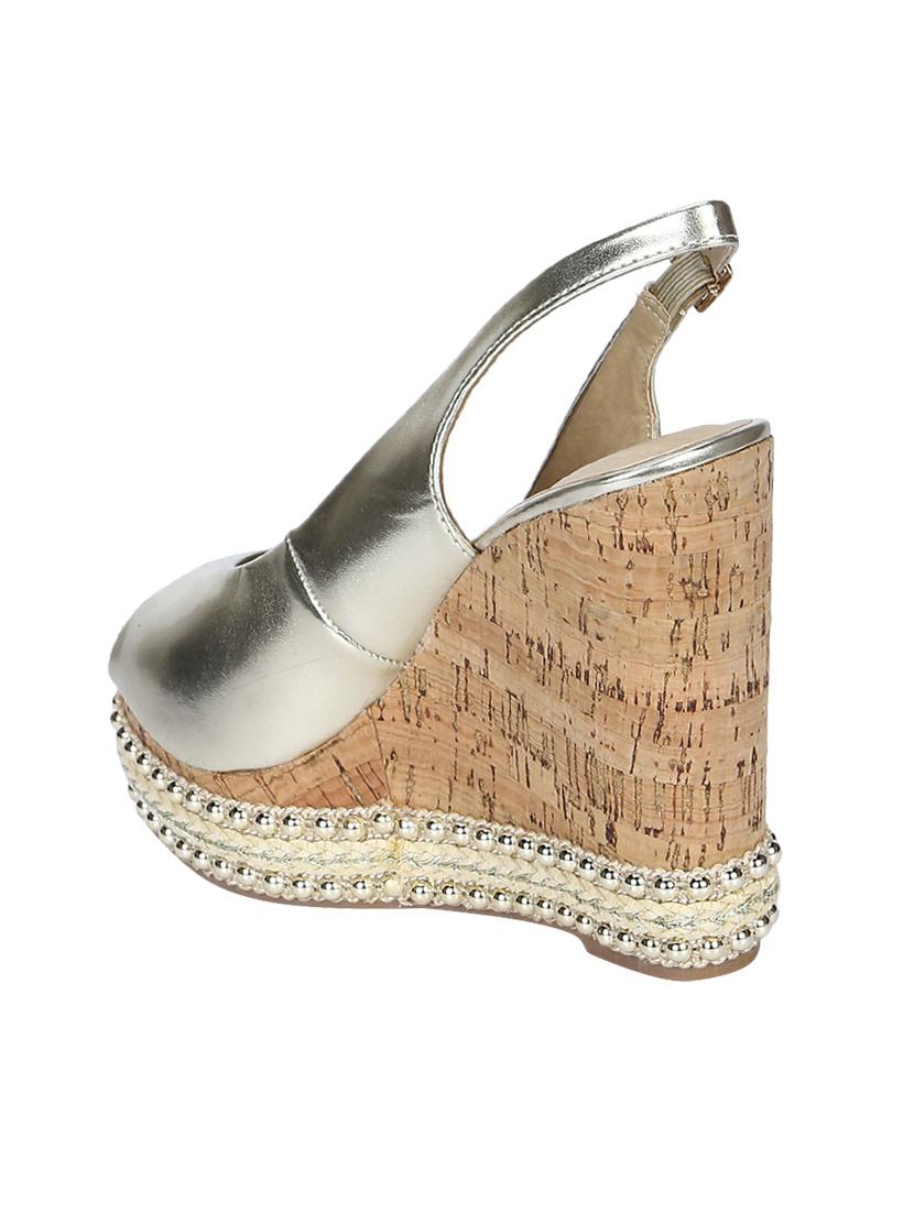 silver back strap wedges - 15354128 - Standard Image - 2