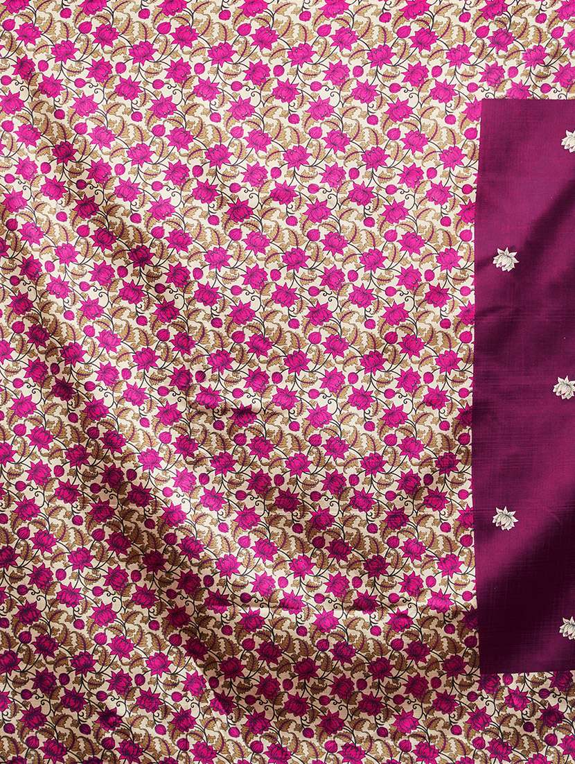 ditsy floral printed saree with blouse - 15354271 -  Standard Image - 2