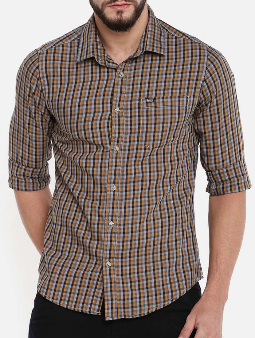 multi colored cotton casual shirt