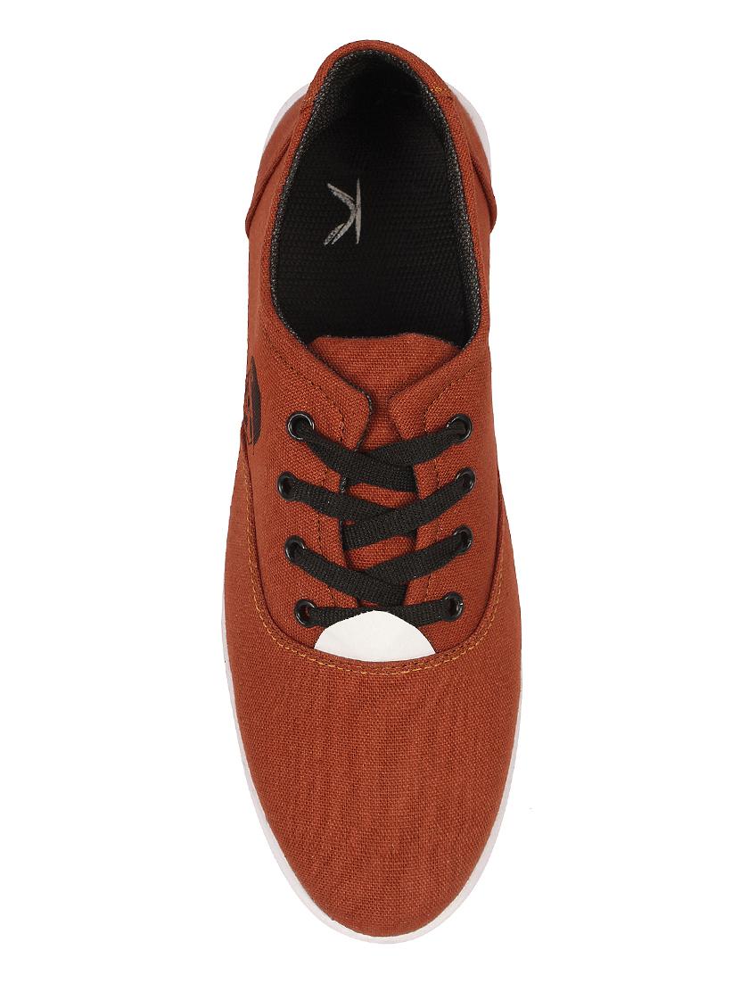 brown canvas lace up sneaker - 15360950 - Standard Image - 2