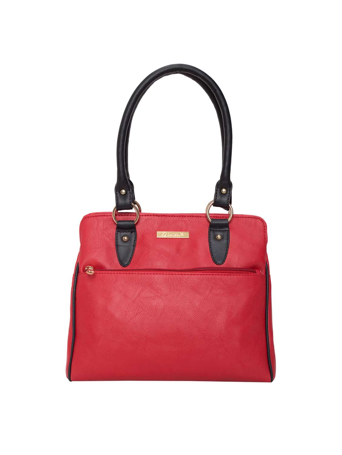 red leatherette (pu) handbag