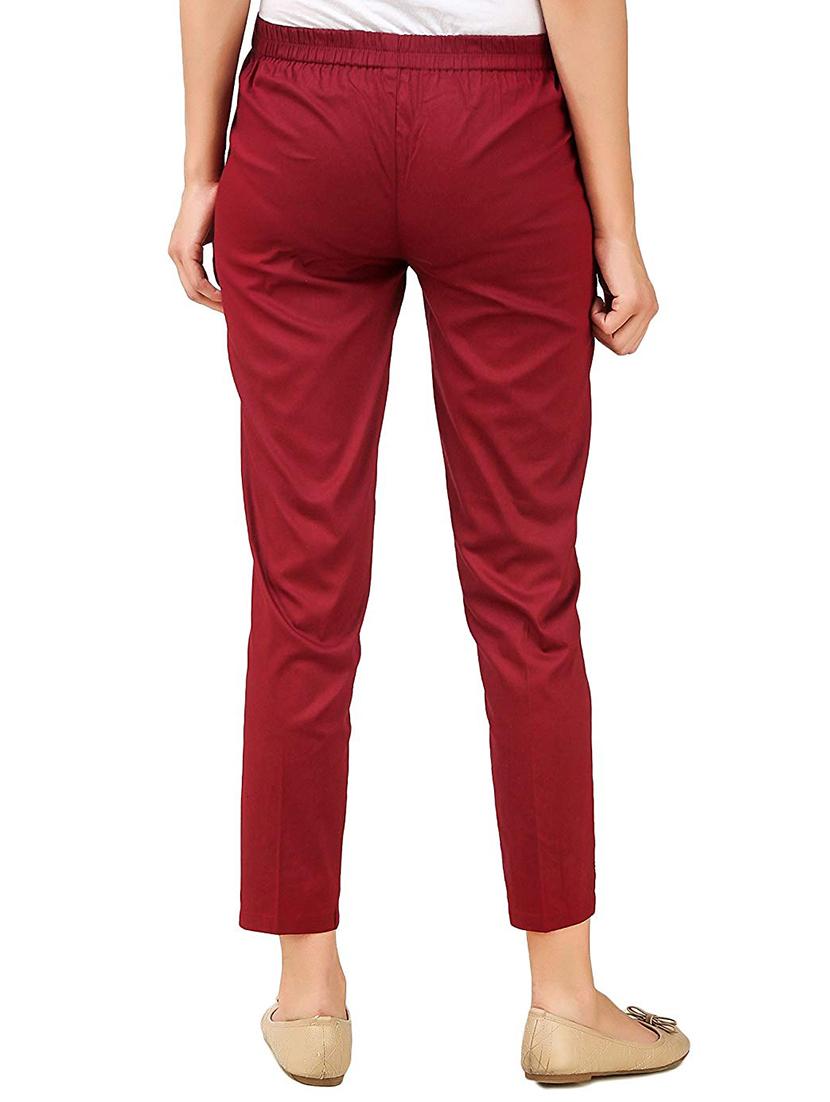 flat front solid trouser - 15361653 - Standard Image - 2