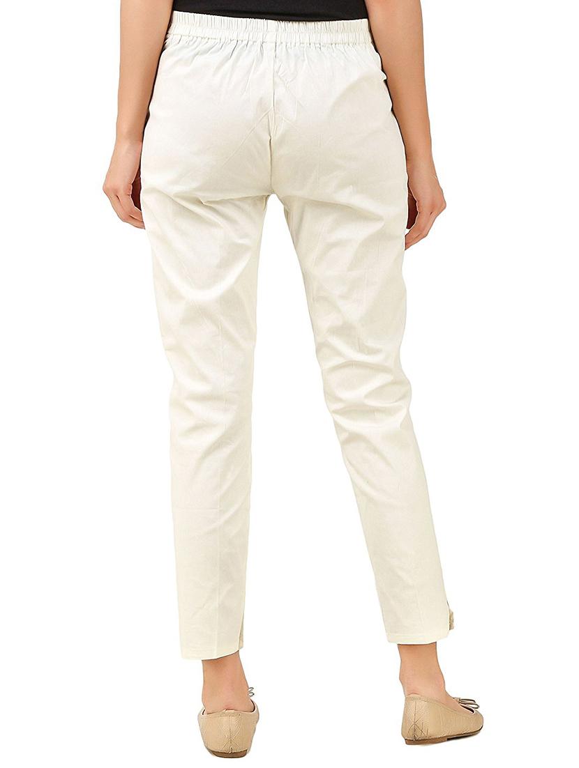 flat front solid trouser - 15361662 - Standard Image - 2