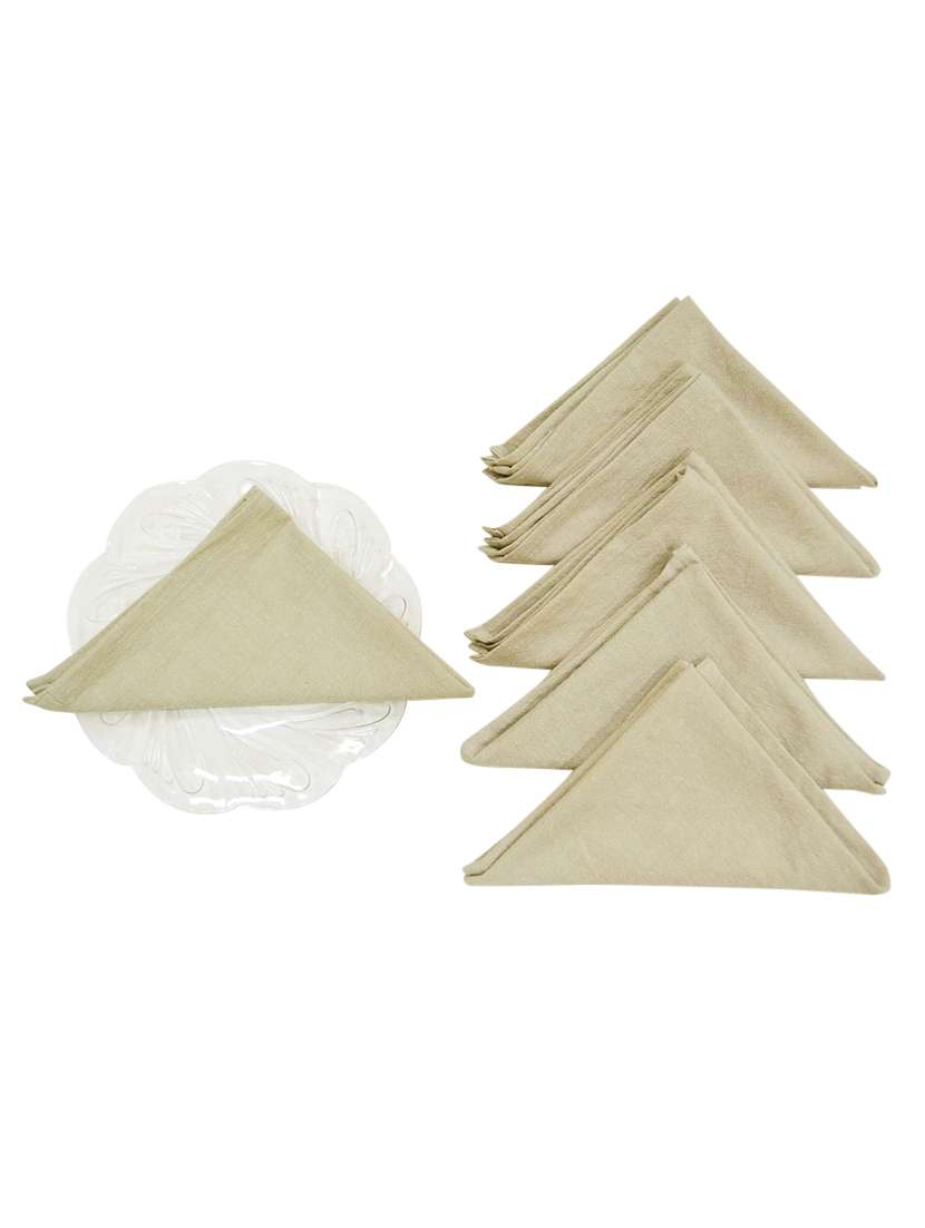 plain table napkin set of 6 pcs