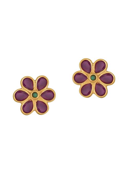 gold brass drop earring - 15363297 -  Standard Image - 0