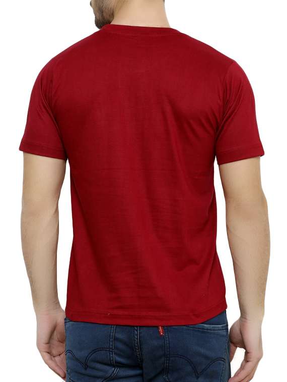 maroon cotton t-shirt - 15364033 -  Standard Image - 2