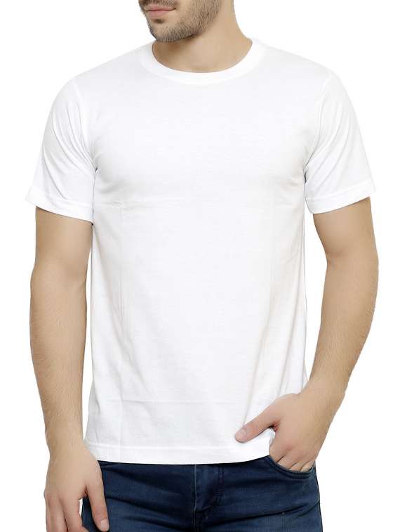 white cotton t-shirt