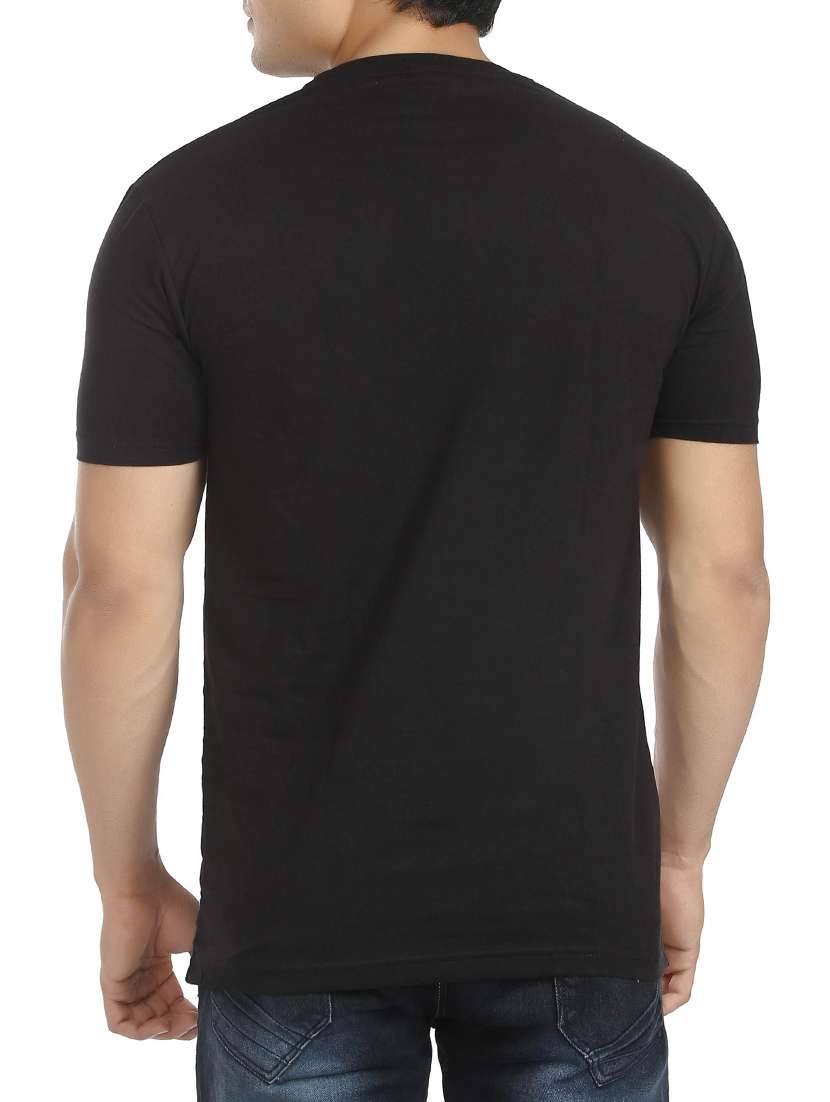 black cotton t-shirt - 15366955 - Standard Image - 2