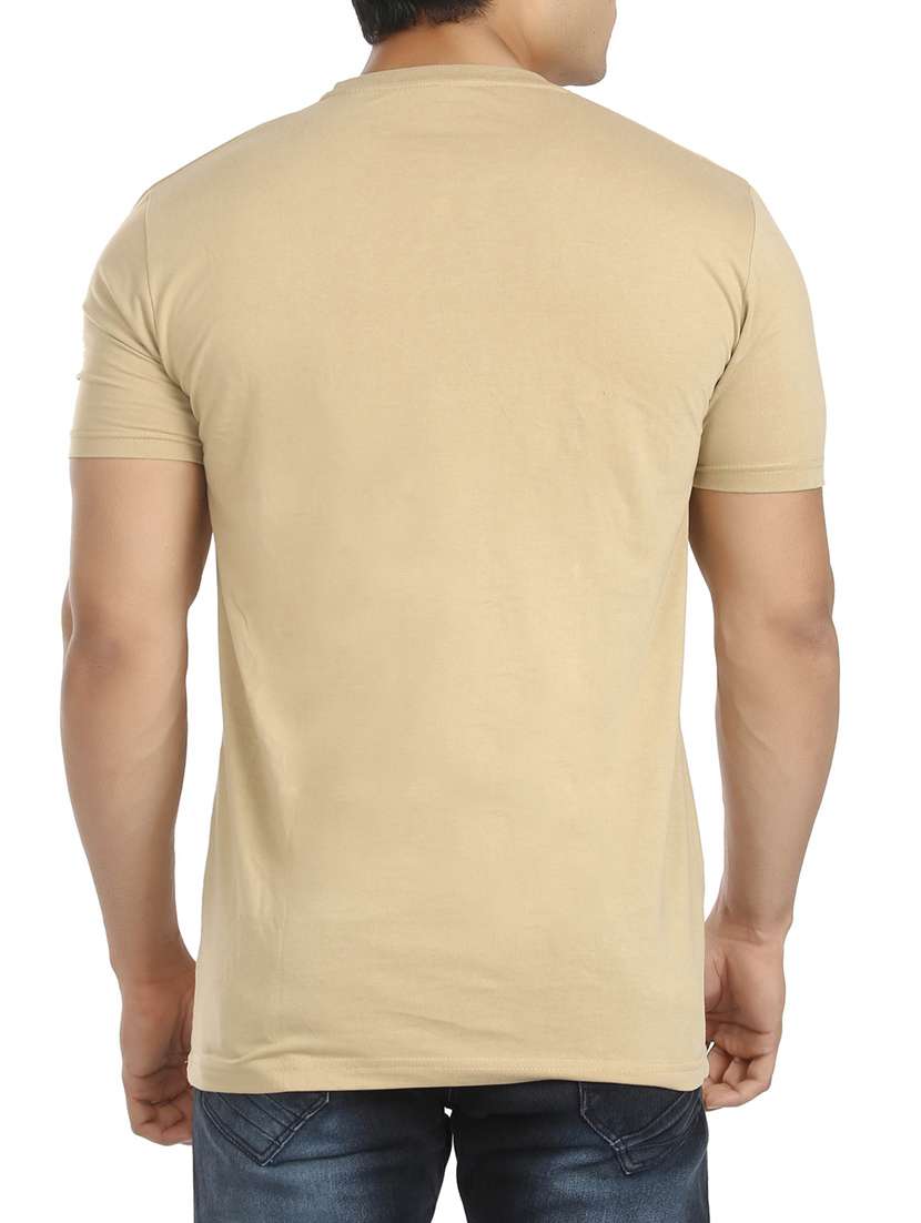 beige cotton t-shirt - 15366958 -  Standard Image - 2