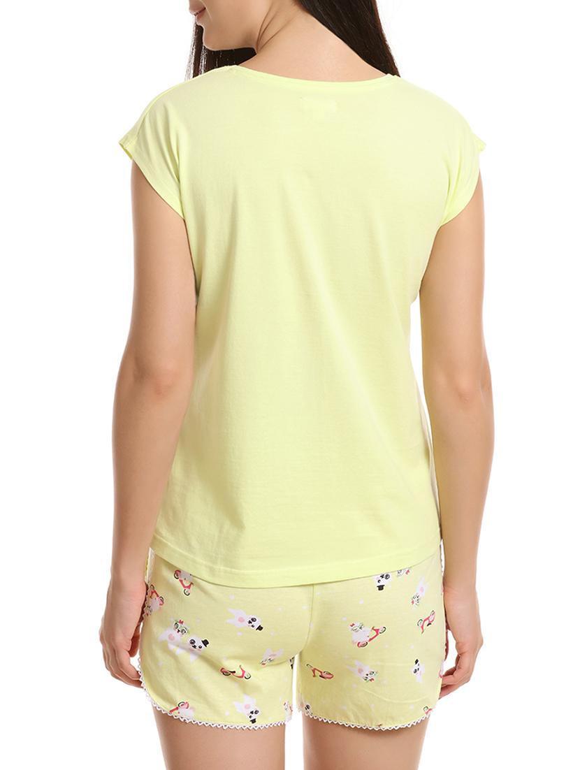 printed nightwear shorts set - 15367292 - Standard Image - 2