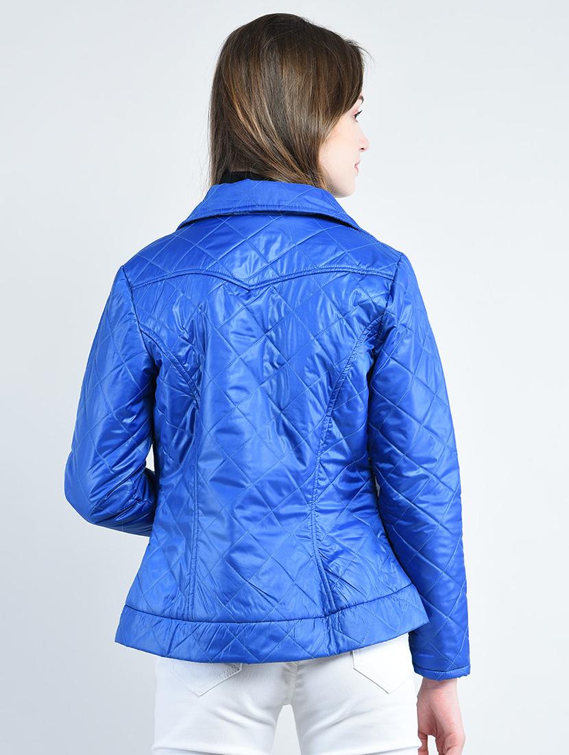 women quilted zipper pocket detail jacket - 15383741 - Standard Image - 2