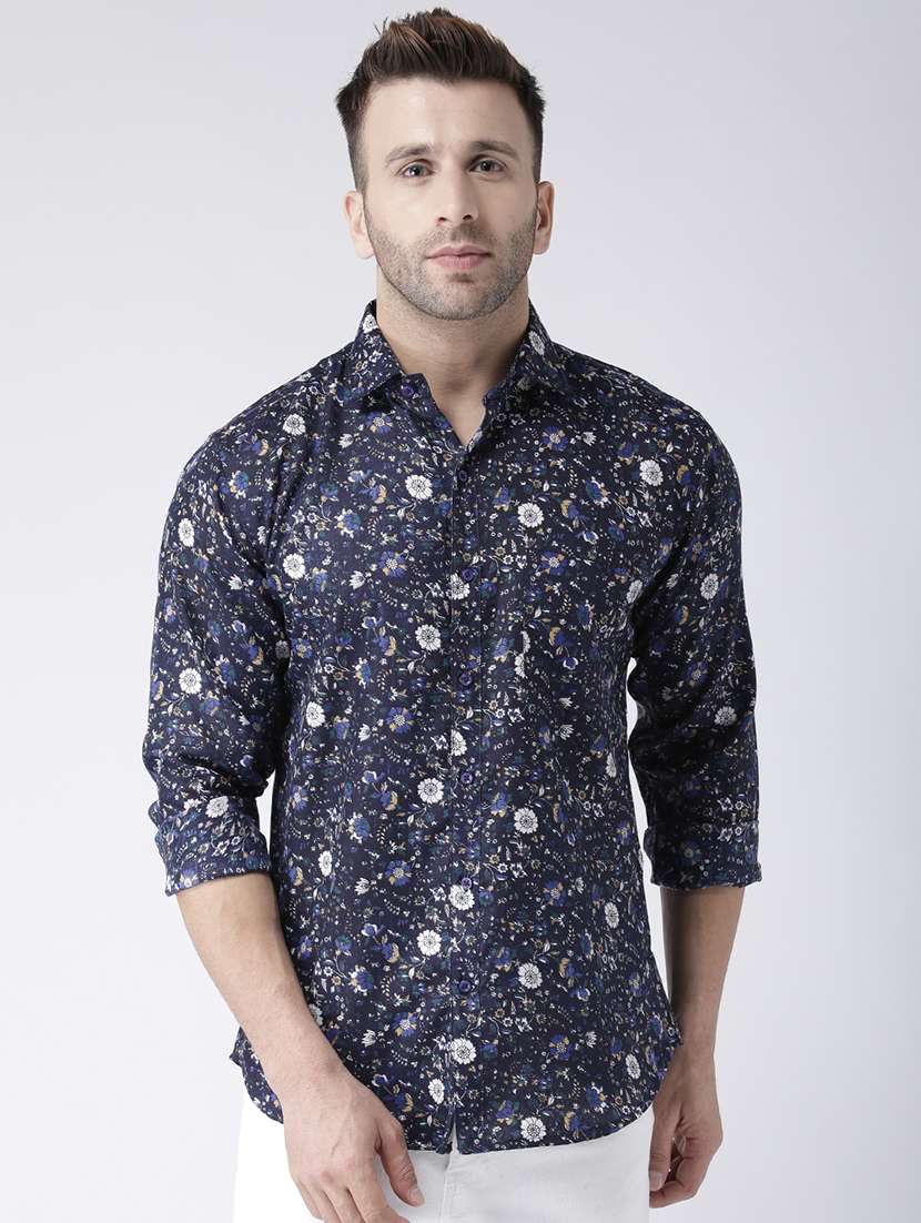 mens florals casual shirt