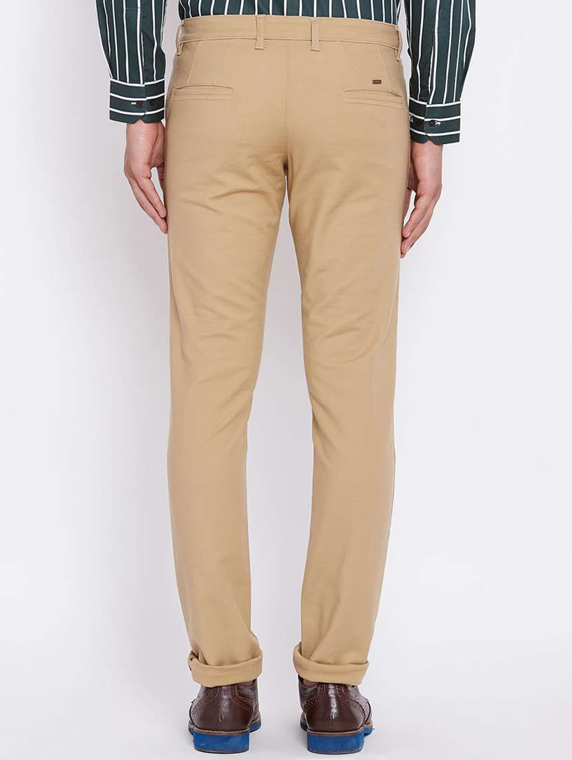 beige cotton chinos - 15386731 -  Standard Image - 2