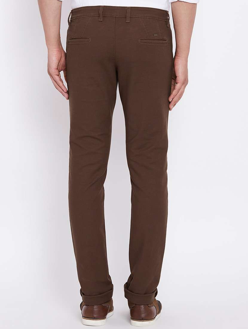 brown cotton chinos - 15386733 -  Standard Image - 2