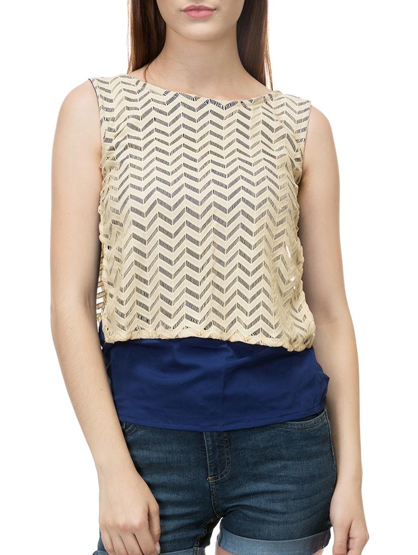 women's layered round neck top - 15392667 - Zoom Image - 0